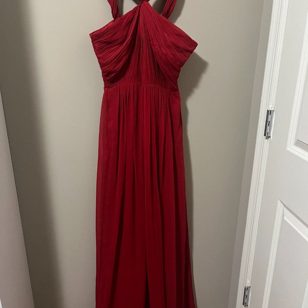 Elegant Mango chiffon eveningwear gown size 6